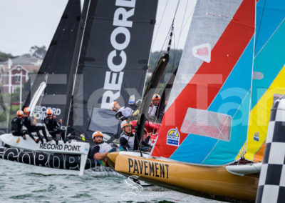 Checkered CY1 marker buoy