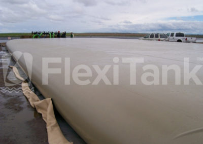 330,000 litre potable water pillow tank