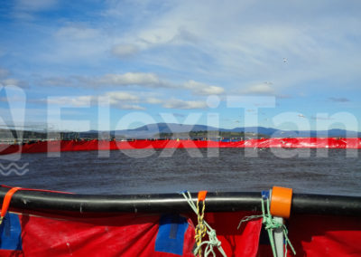 54 metre liner holding fresh water in the ocean