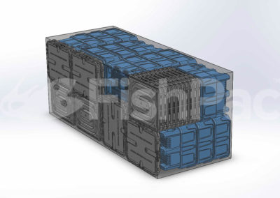 FishPac StackPac container packing schematic 2