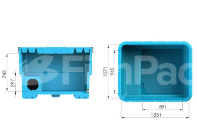 The FishPac StackPac Transport Bin | Internal dimensions