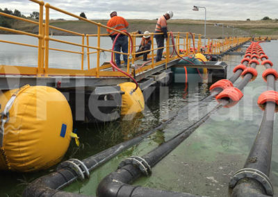 Flexitank 7 tonne bags under load