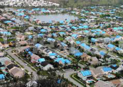 Flexitank tarps on roofs