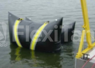 500kg Flexitank pillow tank lift bags in use