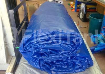 129,000 litre pillow tank packed on a double pallet