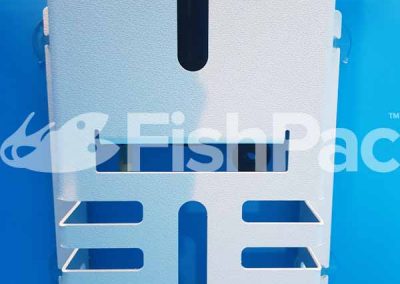 Close up FishPac sensor within StackPac bin